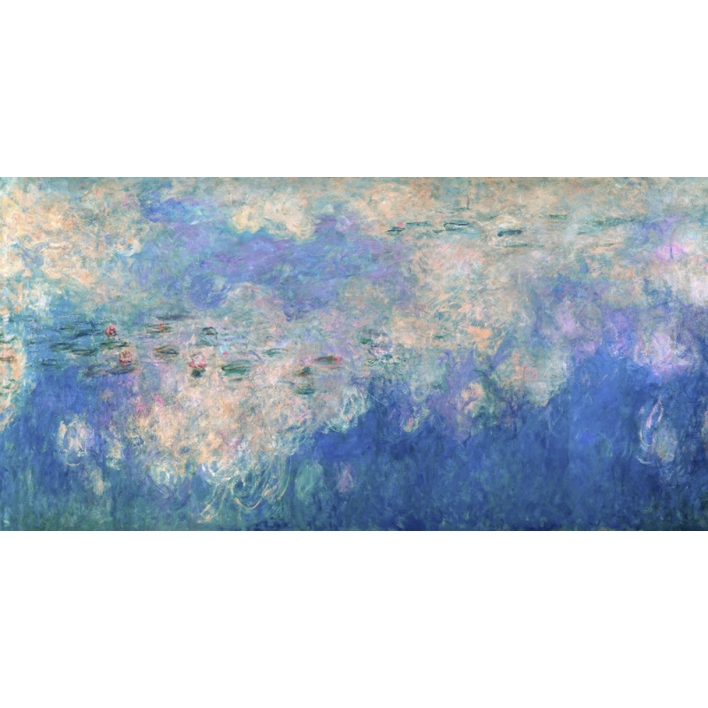 Wall art print and canvas. Claude Monet, Water Lilies