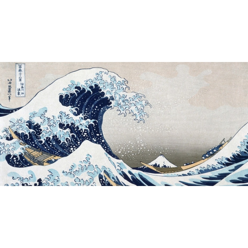 Quadro, stampa su tela. Katsushika Hokusai, La Grande Onda