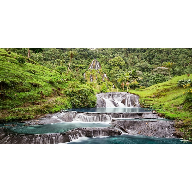 Wall Art Print And Canvas Waterfall In Santa Rosa De Cabal Colombia Detail
