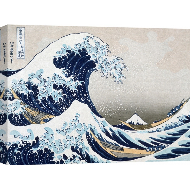 Quadro, stampa su tela. Katsushika Hokusai, La Grande Onda